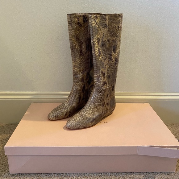 Loeffler Randall Snakeskin Boots - Picture 2 of 7